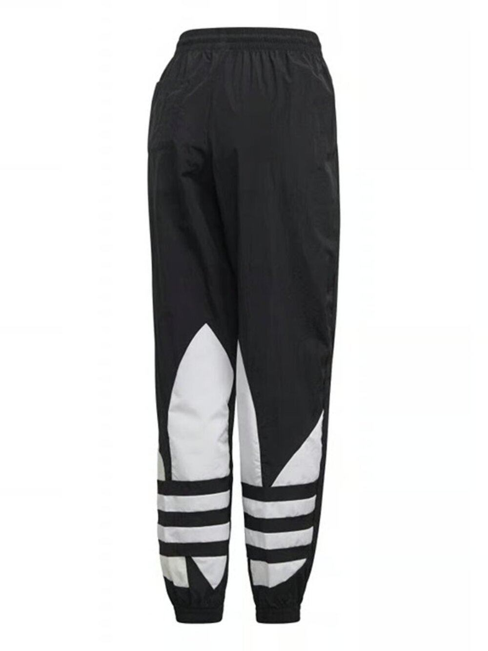 Adidas Originals Big Trefoil Logo Sweat Pants Black White Size XS Preowned RARE